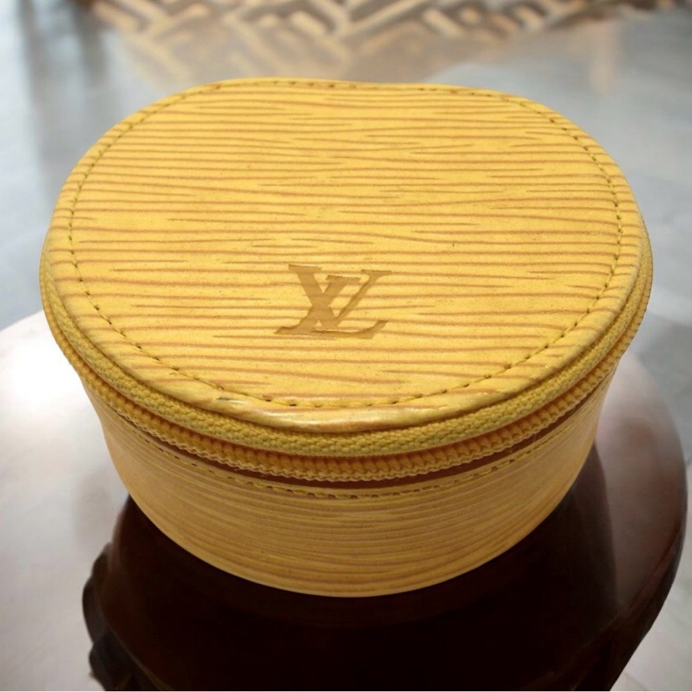 LOUIS VUITTON Epi Ecrin Bijoux Leather Jewelry Travel Case ππ - Picture 3 of 17
